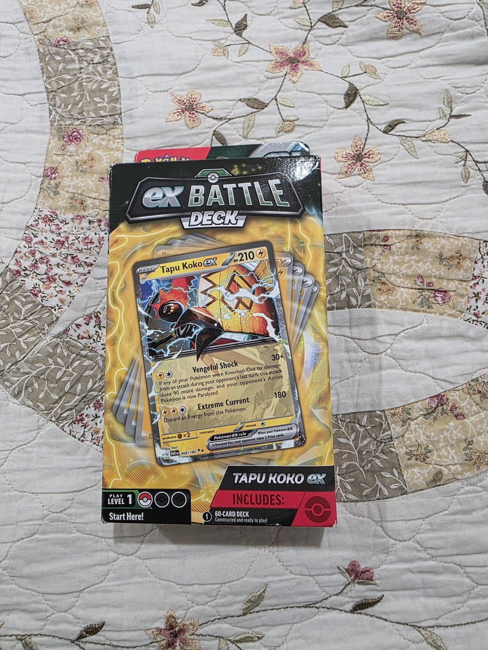 ex Battle Deck Tapu Koko ex Pokémon Card Deck - Yellow